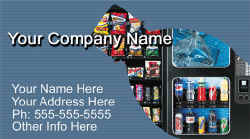 Vending Machine Service Business Cards #002