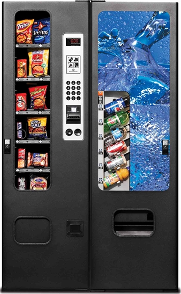 BC-6 / GF-12 Snack and Soda Satellite Vending Machine Combo