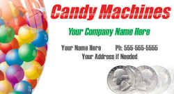 Vending Machine Service Business Cards #202